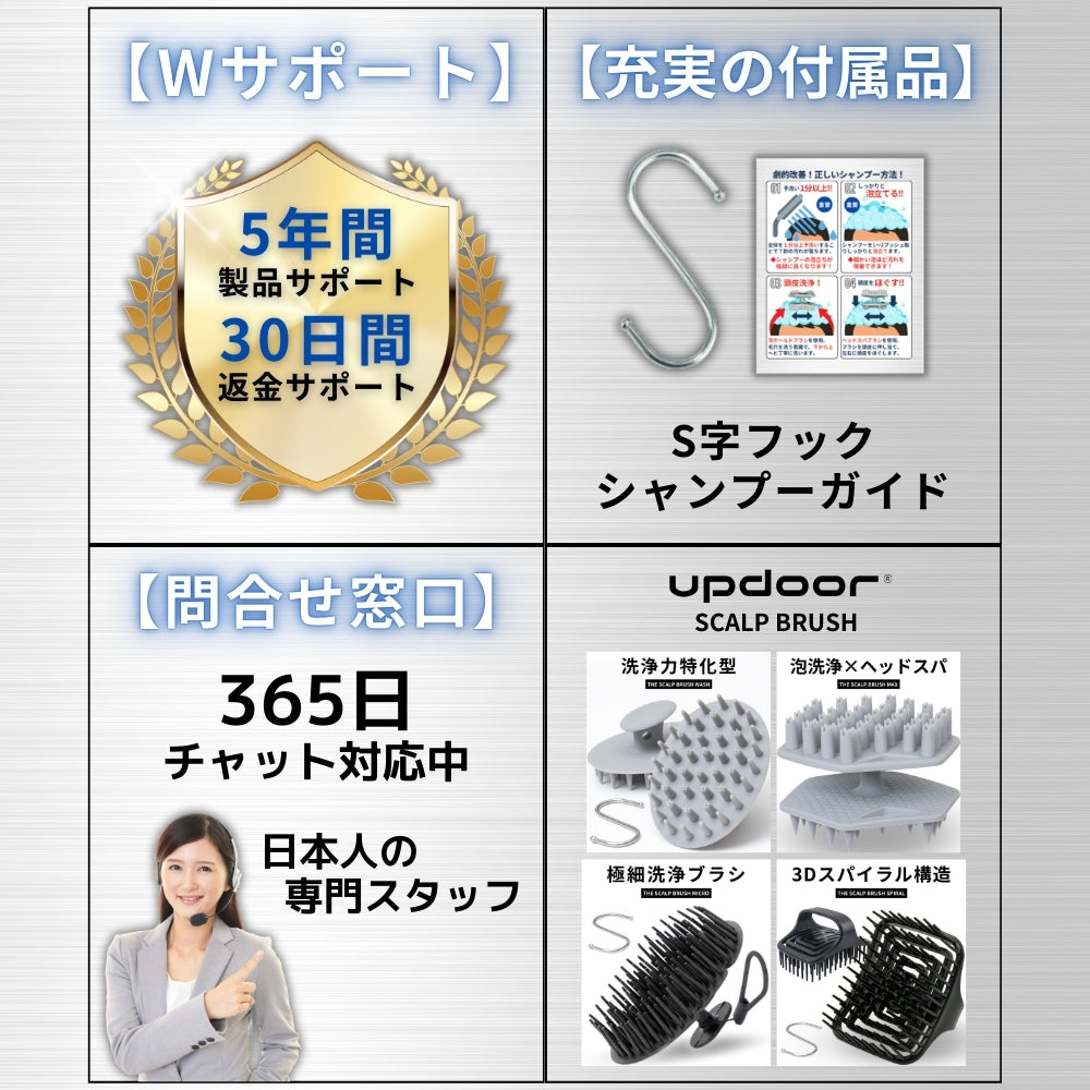 THE SCALP BRUSH ERGO